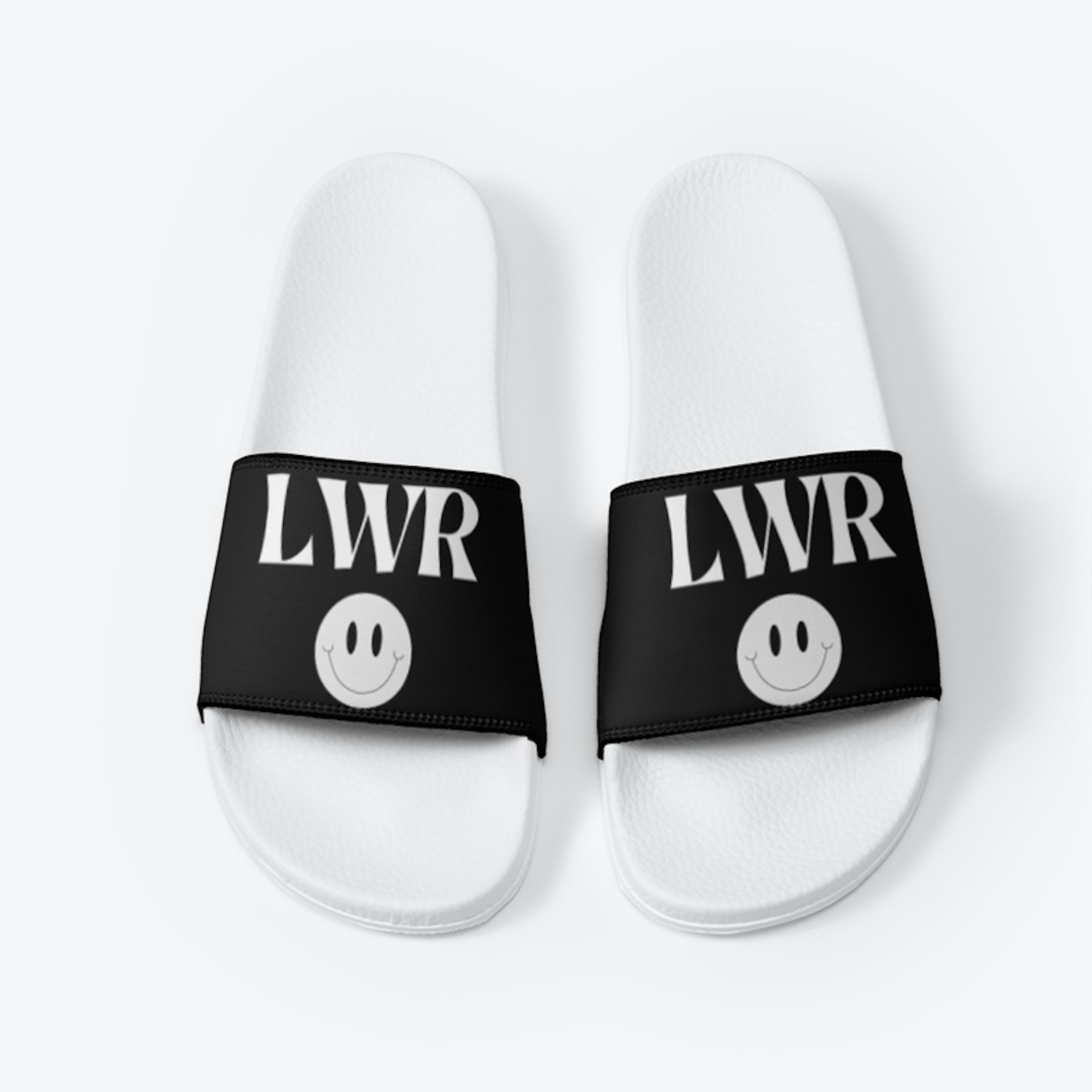 LWR Black Smiley Slides